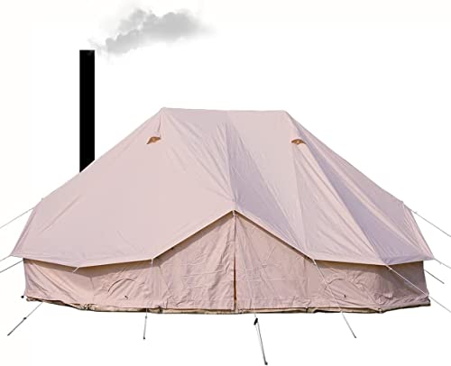 Sport Tent-4-Jahreszeiten Campingzelt Baumwoll Canvas Jurtenzelt mit Stehhöhe...