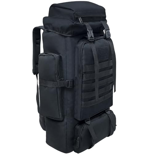 Ogetok 80L Camping-Wanderrucksack, 80 Liter Großer Survival-Jagdrucksack Herren,...