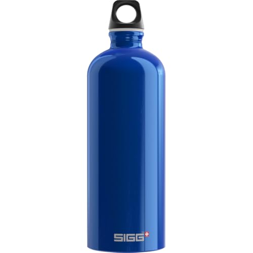 SIGG - Alu Trinkflasche - Traveller Dunkelblau - Klimaneutral Zertifiziert - Für...