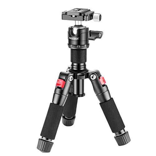 NEEWER Mini Stativ für Kamera mit 360°Kugelkopf Aluminiumlegierung 20'/ 50cm 1/4' Arca...