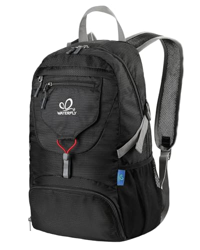 WATERFLY Ultraleicht Faltbar Klein Rucksack: 20L Leicht Packable Wanderrucksack...