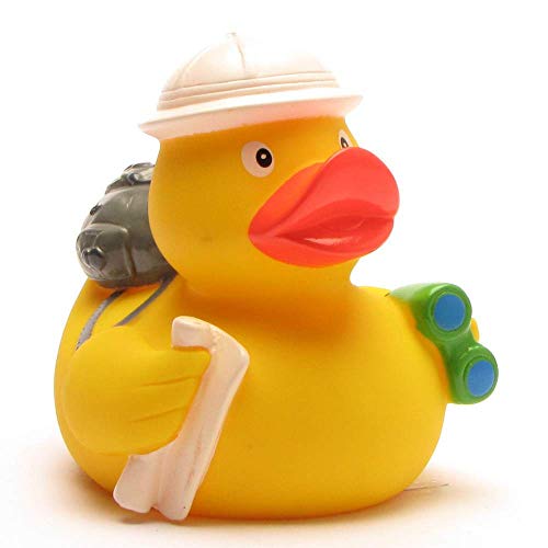 Duckshop I Badeente Weltenbummler I Quietscheente I L: 7,5 cm I inkl....