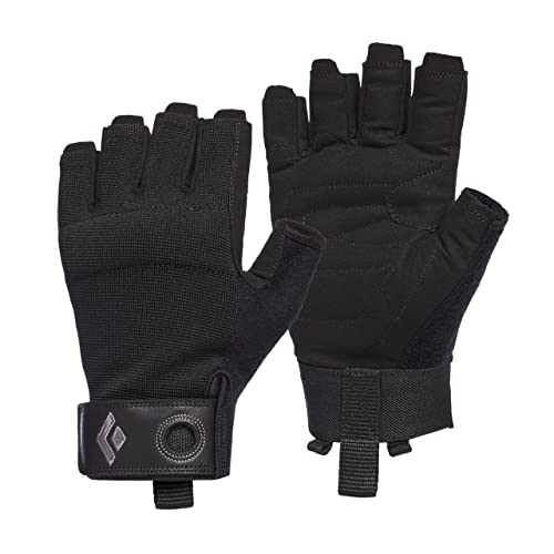 Black Diamond Unisex Crag Half-Finger Gloves Kletter-Handschuhe, Klettersteig, M
