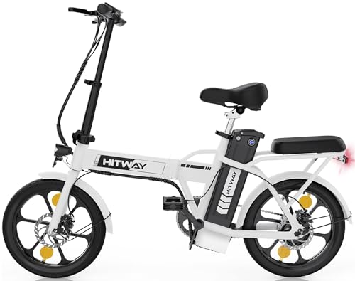 HITWAY E Bike Elektrofahrrad E-Fahrrad Klapprad, 36V12Ah/36V8,4Ah Batterie,250W...