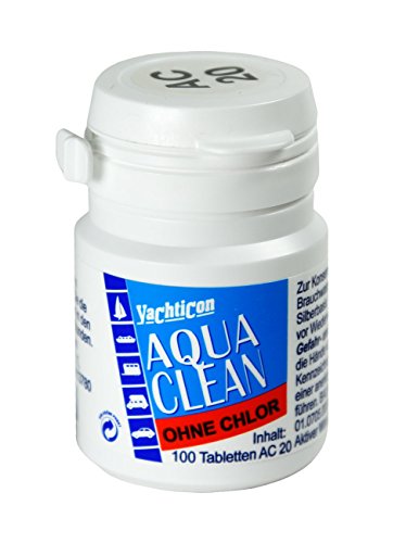 YACHTICON Aqua Clean AC 20 ohne Chlor 100 Tabletten für 2000 Liter