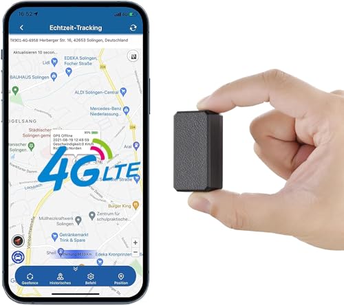 4G Mini GPS Tracker Auto GPRS Locator Wasserdicht unbegrenzte Entfernung Echtzeit Tracking...