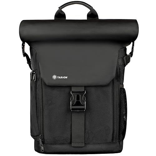 TARION Kamerarucksack Rolltop Wasserdicht Fotorucksack Kameratasche DSLR Rucksack mit 15,6...