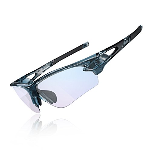ROCKBROS Fahrradbrillen Selbsttönend Sonnenbrille Photochromatisch für Damen und Herren...
