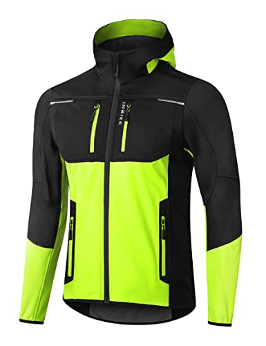 INBIKE Fahrradjacke Herren Wasserdicht Softshelljacke Übergangsjacke Winter Radjacke...