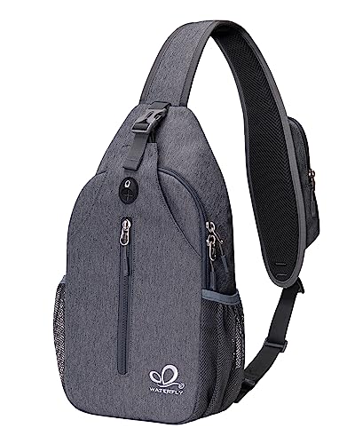 WATERFLY Sling Rucksack Sling Bag Schulterrucksack Umhängetasche Verstellbarer...