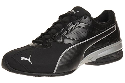 PUMA Herren Tazon 6 FM Low-Top Trainer, Puma Black-Puma Silver, 43 EU