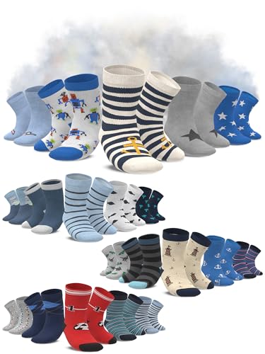 SG S.GIGEL 12 Paar Kinder Thermosocken