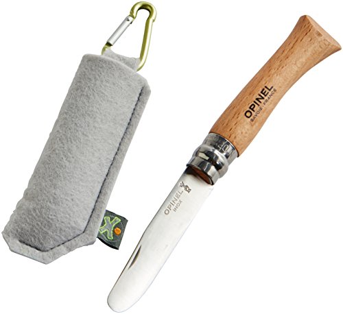 HABA Terra Kids Opinel Taschenmesser - robustes & handliches Schnitzmesser Set für Kinder...
