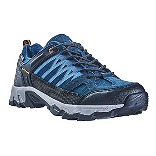 Black Crevice Herren Trekkingschuhe, Wasserdicht, Low, blau/orange, 41