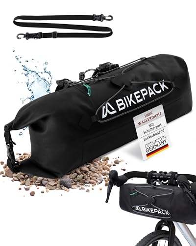 BIKEPACK Fahrradtasche Lenker - Ideale Lenkertasche Fahrrad für eBike, Rennrad & Gravel...