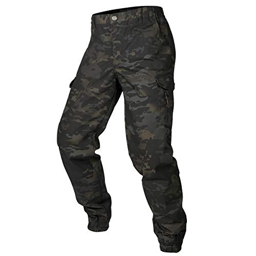 CARWORNIC Herren Camouflage Hose Cargohose Taktische Hose Für Herren Wasserdicht Outdoor...