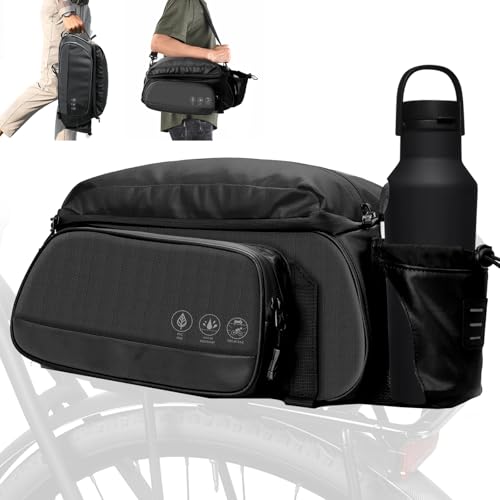 LEICESTERCN Fahrrad Gepäckträgertasche,Gepäckträgertasche 12L, Multifunktionale mit...