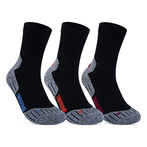 3 Paar Sportsocken Damen Herren Laufsocken Funktionssocken Wandersocken Stoßabfedernd...