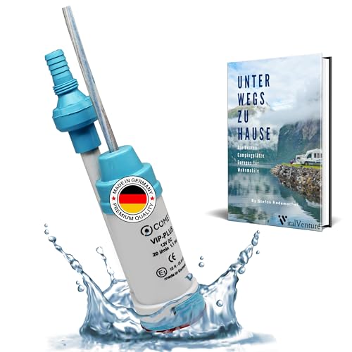 VitalVenture Comet VipPlus wasserpumpe 12v - mit Rückschlagventil (fest) + Filter mit set...