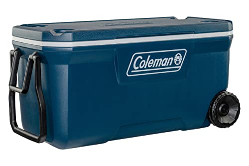 Coleman Xtreme Cooler, large cool box with 90 L capacity, high-quality PU full foam...