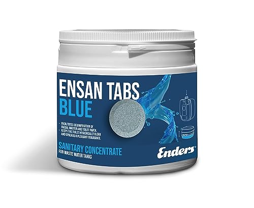 Enders® Sanitär Tabs ENSAN TABS BLUE (für den Abwassertank), verhindert unangenehme...