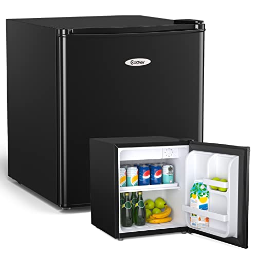 COSTWAY 46L Mini Kühlschrank Flaschenkühlschrank Getränkekühlschrank mit...