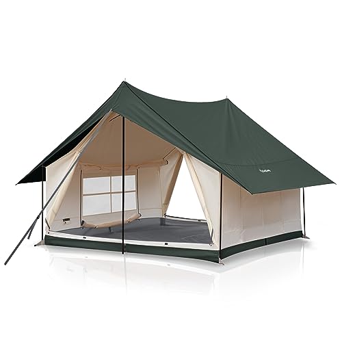KingCamp Mountain In C2 Wandzelt, 4-5 Personen Campingzelt mit Panorama-Dachfenster,...