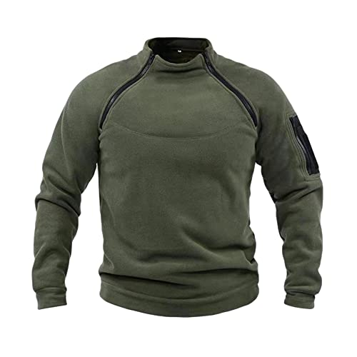 NCTCITY Herren Tactical Fleece Pullover Jacke Army Combat Sweatshirt Military Athletic...