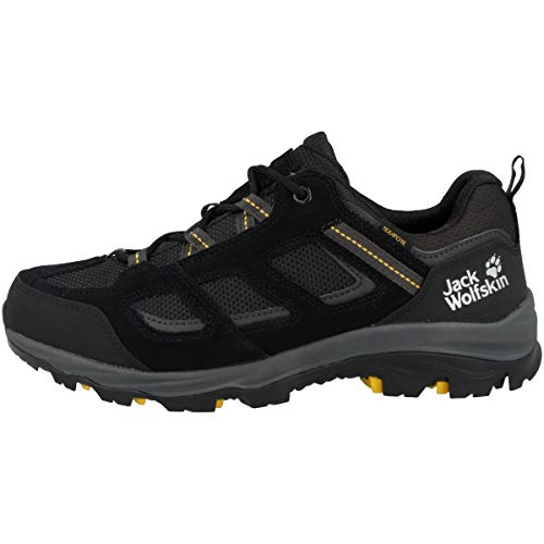 Jack Wolfskin Herren Vojo 3 Texapore Low M, Black Burly Yellow Xt, 46 EU