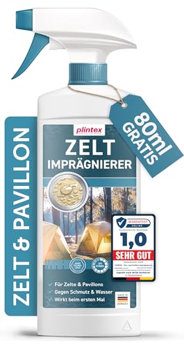PLINTEX® 580ml Zelt & Pavillon Imprägnierung | Imprägnierspray für Zelte, Markisen,...