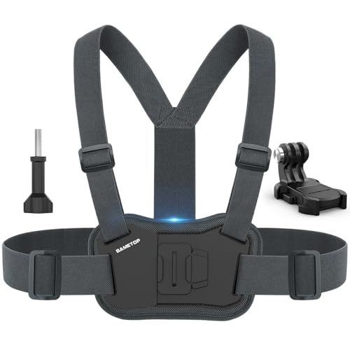 Sametop Brustgurt Brusthalterung Chest Mount Kompatibel mit GoPro Hero 13 12 11 10 9 8 7 6...