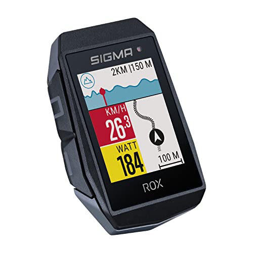 SIGMA ROX 11.1 Fahrradcomputer GPS I 150 Funktionen - Fahrrad Navi kompatibel mit Komoot &...