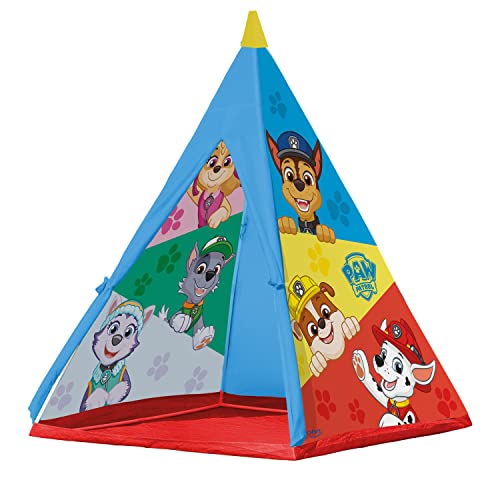 Tipi Paw Patrol Spielzelt Wigwam Indianerzelt für Kinder mit Chase Zuma Rubble