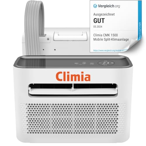 Climia CMK 1500 Note 'Gut' auf Vergleich org-Klimaanlage für Wohnwagen bis 15 qm, Split...