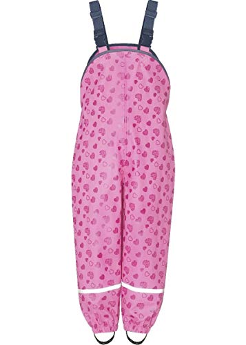 Playshoes Wind- und wasserdichte Regenhose Regenbekleidung Unisex Kinder,Herzchen,128