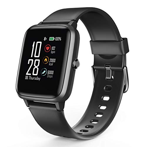 Hama Smartwatch 5910, GPS, wasserdicht (Fitnesstracker für Herzfrequenz/Kalorien,...
