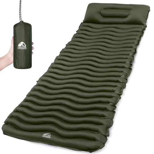 Unigear Camping Isomatte Kleines Packmaß, Aufblasbare Luftmatratze Camping, Schlafmatte...