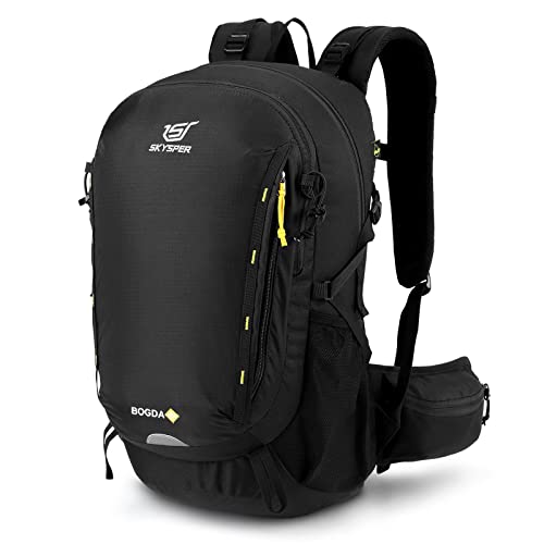 SKYSPER BOGDA 30 Wanderrucksack 30L Camping Backpack mit Rückenbelüftung & Trinksystem...