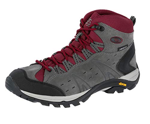 Brütting Mount Bona High Unisex Erwachsene Trekking- & Wanderstiefel, Grau/ Bordeaux, 42...