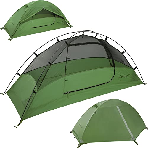 Clostnature 1-Personen Zelt für Camping - Wasserdichtes Outdoor EIN Mann , Ultraleichtes...