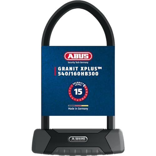 ABUS Bügelschloss Granit XPlus 540 - Fahrradschloss mit XPlus Zylinder -...