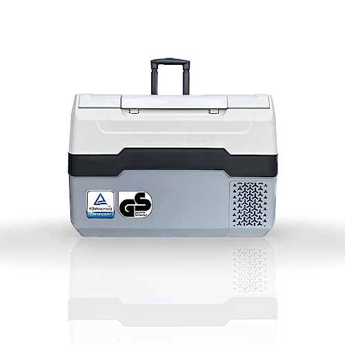 RGBer® Auto Kühlbox, Kompressor Kühlbox 30 Liter, 2in1 Doppelzone Kühl- & Gefrierfach,...