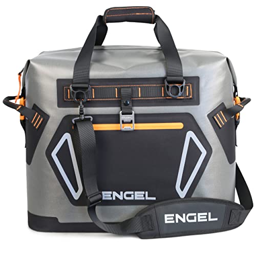 Engel HD30 Kühltasche, wasserdicht, weich, Grau / Orange