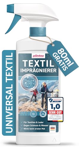 PLINTEX® 580ml Textil Imprägnierspray | für Funkionstextilien ohne Baumwollanteil,...