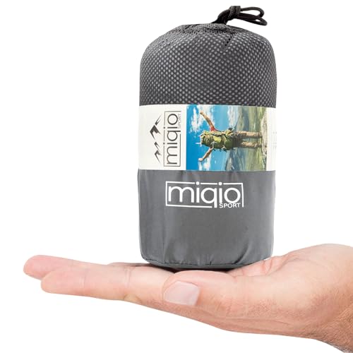 Miqio® 2in1 Hüttenschlafsack mit Reißverschluss (Links oder rechts): Leichter Komfort...