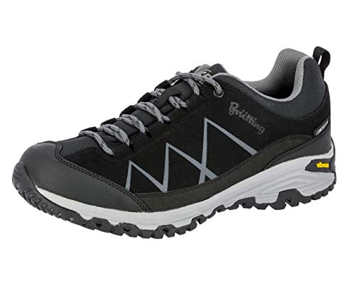 Brütting Unisex Kansas Trekking- & Wanderhalbschuhe, Schwarz Anthrazit, 41 EU