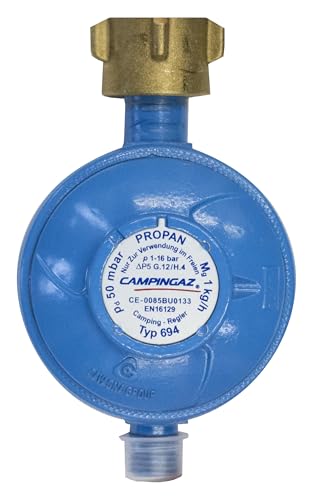 Campingaz Gasdruck-Regler 50 mbar 1kg/h, für Anschluss eines Gasgeräts (Gasgrill, etc)...