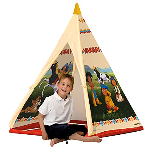 John 78607 - Yakari Tipi Zelt - Indianerzelt, Wigwam, Spielzelt, Kinderzelt, Spielhaus mit...