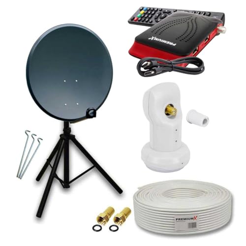 PremiumX Camping Satelliten-Komplettanlage