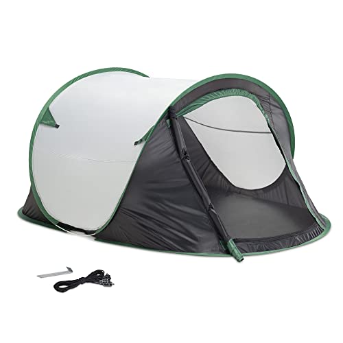 JEMIDI Pop Up Zelt für 2 Personen - Wurfzelt wasserdicht - 2 Mann Campingzelt -...